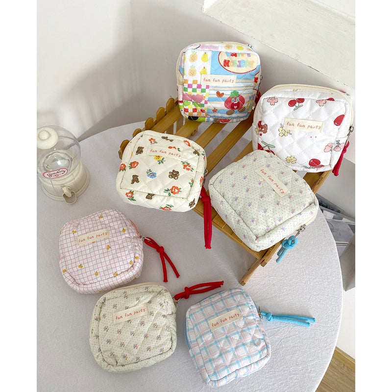 Cute Aunt Sanitary Napkin Storage Bag, Girly Portable Sanitary Napkin Storage Pouch, Small Mini Menstrual Bag, Makeup Bag For Women - Image 4